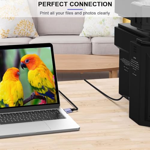 Verilux® 2 in 1 USB Printer Cable, 6.6FT/2M Dual USB A Male to USB B 2.0 Scanner Cable, 480 Mbps Data Transfer Computers for Gold Plated Printer Cable for HP, Canon, Dell, Epson, Lexmark Verilux® 2 in 1 USB Printer Cable, 6.6FT/2M Dual USB A Male to USB B 2.0 Scanner Cable, 480 Mbps Data Transfer Computers for Gold Plated Printer Cable for HP, Canon, Dell, Epson, Lexmark